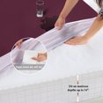 thumbnail image 4 of Unique Bargains All Around Waterproof Mattress Protector Breathable and Comfortable Bed Cover, White 75x39 Inch,Microfiber Polyester, 4 of 10