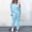 03 Sky Blue, variant on Weiqiqre Women's Fall 2 Piece Lounge Outfit Long Sleeve Crewneck Pullover Tops High Waisted Pants Set Tracksuit