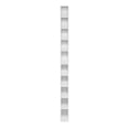 thumbnail image 3 of Furinno Fulda 10-Tier Space Saving Storage Shelf Bookcase, 6-Inch Width, White, 3 of 6