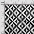 thumbnail image 2 of oneOone Cotton Poplin Twill Black Fabric Geometric Sewing Craft Projects Fabric Prints By Yard 56 Inch Wide, 2 of 4