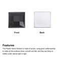 thumbnail image 4 of Unique Bargains Acrylic Flat Back Rhinestones Square Artificial Gemstone for Crafts Face Painting Jewelry Making Black, 4 of 5