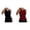 J-Black 1PCS & RD1 1PCS, variant on 2 Pack(White 1PCS & Coffee 1PCS) Multipack Compression Top Men Women's Strap Tank Top 4X Women Clothes Trim Backless Vest Summer 2Xl Crop Tops Women Going Out Tops
