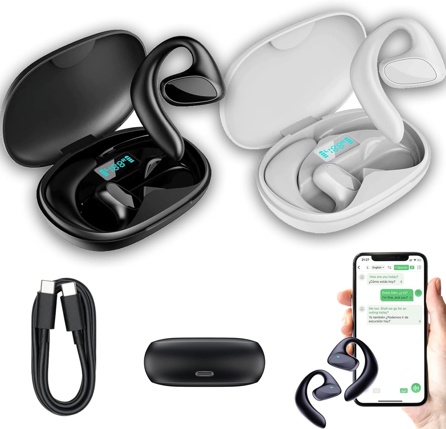 Talkbuds Translator, Qinux Talkbuds, Talk Buds Translator, 144