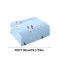 thumbnail image 3 of Feltree Premium Summer Cooling Quilt for Hot Sleepers, Skin-Friendly Polyester Fiber Bedding with Inner Core, 3 of 7