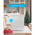 thumbnail image 4 of TABU 7.0 cu ft Deep Freezer, Convertible Chest Freezer, Garage Ready, Top Open Door, White, 4 of 7