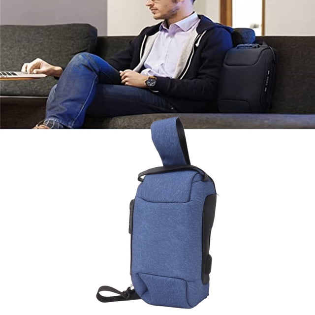 Camera Sling Bag, Anti Theft Camera Case with Password Lock, High Density Canvas, Widened Shoulder Belt, Small Photography Backpack for Camera and Accessories