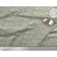 thumbnail image 3 of Soimoi Rayon Fabric Leaves & Floral Block Printed Fabric 1 Yard 56 Inch Wide, 3 of 3