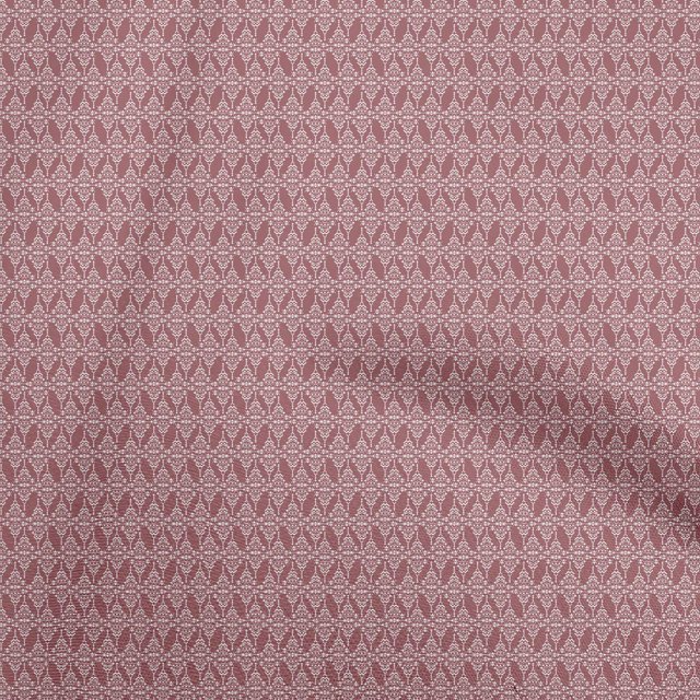 oneOone Viscose Chiffon Dark Rose Brown Fabric Abstracts Craft Projects Decor Fabric Printed By The Yard 42 Inch Wide