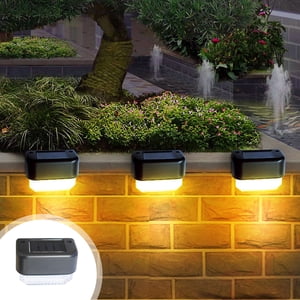 Dvkptbk lumières solaires lumières de clôture solaire lumières extérieures de clôture imperméable à l'herbe lumières jardin décoration lumières lumières