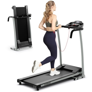 Gymax Tapis Roulant Pliant pour la Marche et la Course à la Maison avec 12 Programmes Préréglés