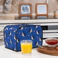 thumbnail image 5 of Toaster Cover 4 Slice Cartoon Shark Dustproof Bread Maker Cover Fingerprint Bakeware Protection Wide Slot Toaster Bag Reusable Kitchen Small Appliance Cover TC278, 5 of 5