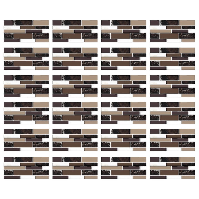Vaidha Imitation Wall Tiles Crystal Film Tile Sticker Adhesive Floor Sticker Hot
