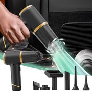 SPOORYYO Handheld Vacuum Cleaner - 15000PA Car Vacuum, 6-in-1 USB Rechargeable Wireless Vacuum Set