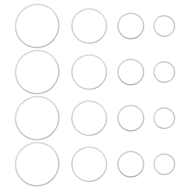 80pcs Earrings Beading Ring Earring Circle Charms Round DIY Pendant Frame