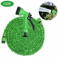 thumbnail image 1 of 10PCS Garden Hose, 100ft Magic Lightweight Expandable Garden Hose with Water Hose Quick Connector, Extra Strength Fabric Protection Hose for All Your Watering Needs (Green), 1 of 7
