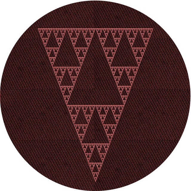 Ahgly Company Tapis Rond Lavable en Machine Intérieur Transitionnel Marron Chocolat, 8 Pieds Rond