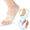 thumbnail image 4 of Chaussures Demi-Lyriques, 1 Paire de Coussinets de Danse en Microfibre pour Ballet à Usage Occasionnel, 4 of 8