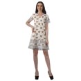 thumbnail image 4 of Moomaya Tenues d'Été Coton Flex Imprimées Robes Courtes pour Femmes Tenue Décontractée, 4 of 4