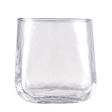 Better Homes and Gardens Brand Square Hammered Glass Short
