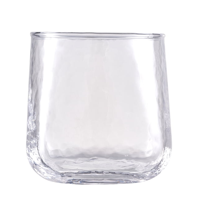 Better Homes and Gardens Brand Square Hammered Glass Short