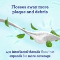 thumbnail image 2 of GuruNanda Expandable Waxed Dental Floss for Gentle Deep Cleaning Wide Teeth Flossing - Peppermint Flavor - 55 Yards, 2 of 5