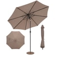 thumbnail image 1 of Costway Parasol de Patio 10 Pi pour l'Extérieur avec Support de Parasol Rond Robuste de 59 Lb, 1 of 5