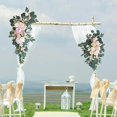 thumbnail image 2 of Artificial Wedding Arch Flowers Floral Arrangement for Living Room  Pink, 2 of 9