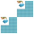 thumbnail image 2 of QualitChoice 100pcs Square Aluminum Foil Wrappers Colorful Package Candy Chocolate Lollipops sky blue 2Set, 2 of 5