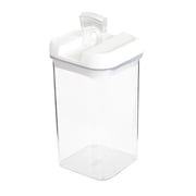 UsRHHA Airtight Food Storage Container Set, Plastic Pantry Organizers for Cereal Dry Food, Stackable Kitchen Storage Baskets 3 Sizes
