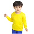 thumbnail image 2 of LSLJS Toddler Baby Boy Girl Fleece Pullover Sweatshirt Solid Color Crewneck Blouse Shirt Tops Warm Fall Winter Clothes, 2 of 5