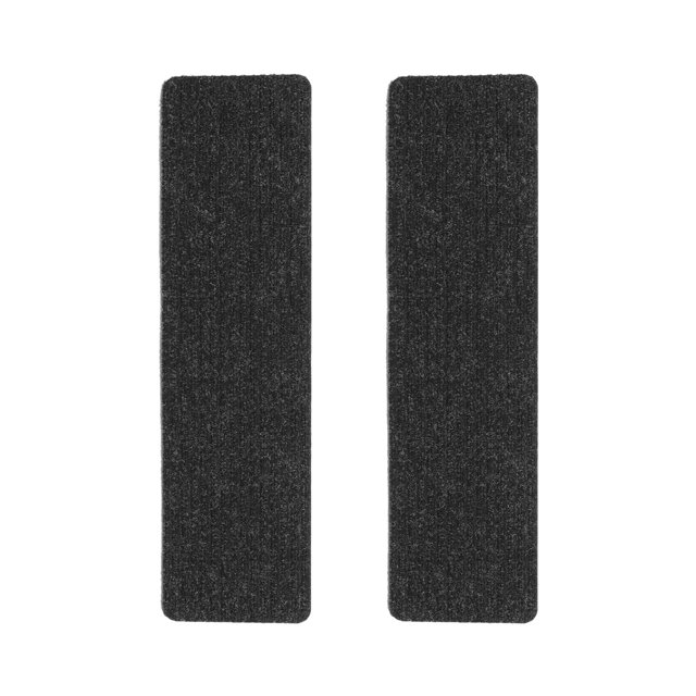 HINTRMENT 2Pack Self-adhesive Stair Treads TPR Non-skid for Indoor Outdoor Stairs with Rectangular Shape