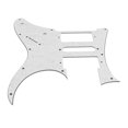 thumbnail image 2 of Guitare Pickguard PVC Anti-Rayure Plaque de Garde Feuille Basse Instrument de Musique Accessoire pour ST Guardplate Blanc Perle GQD10, 2 of 14