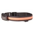 thumbnail image 2 of Dvkptbk Light Up Dog Collar, USB Rechargeable LED Pet Collars Waterproof Glowing Dog Collar for Small Medium Large Dogs Night Walking (Orange Medium), 2 of 2