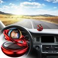 thumbnail image 1 of Solar Rotating Car Air Freshener, Aluminum Alloy, 2.6" Geometric Design, Light-Powered, No Charging Needed, Even Fragrance Distribution, Anodized Finish, Temperature Resistant, 1 Pcs, 1 of 4