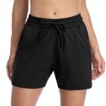 thumbnail image 3 of Short d'Athlétisme pour Femmes à Cordon Élastique à la Taille avec Poches, 3 of 6