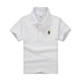 thumbnail image 1 of WEIYLL Boys Polo Shirts Short Sleeve Classic Loose Tunic Button Down Button Soft Solid Tops for 12-18 Months, 1 of 2