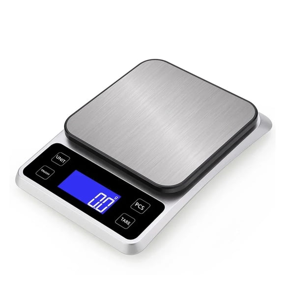 Kitchen Scale Stainless Steel Panel Weighing Food Diet Postal Measuring Balance Electronic Scales