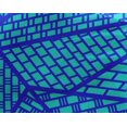 thumbnail image 5 of oneOone Georgette Viscose Turquoise Green Fabric Sewing Material Print Fabric By The Yard 42 Inch Wide, 5 of 5