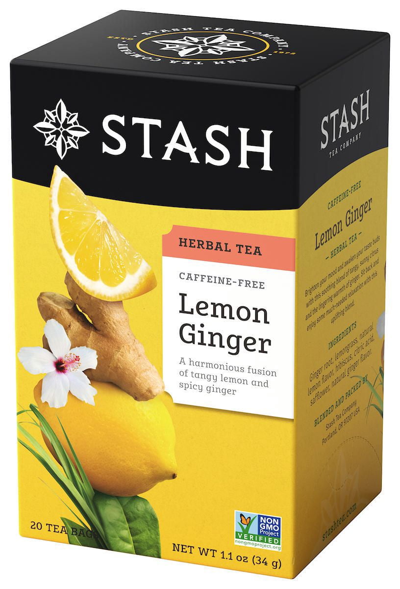 Stash Lemon Ginger Herbal Tea