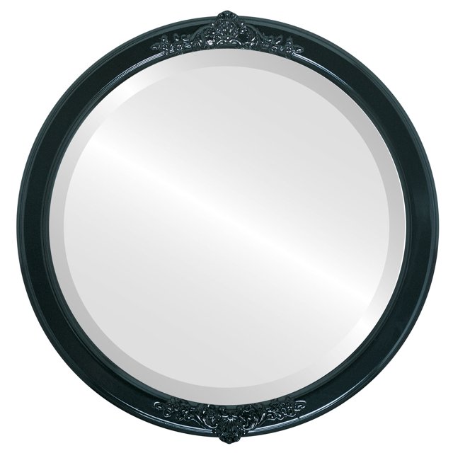 Miroir Encadré Athena - Noir Lustré