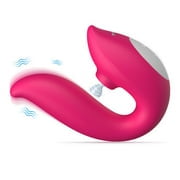 XOPLAY Vibromasseur Clitoridien à Point G, Vibrateurs Suceurs de Mamelon et Jouets de Sexe pour Adultes pour Femmes Couples Plaisir