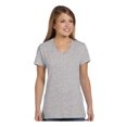 thumbnail image 1 of Hanes T-Shirt à Col en V pour Dames en Coton Ringspun Nano-T, Style S04V, 1 of 1