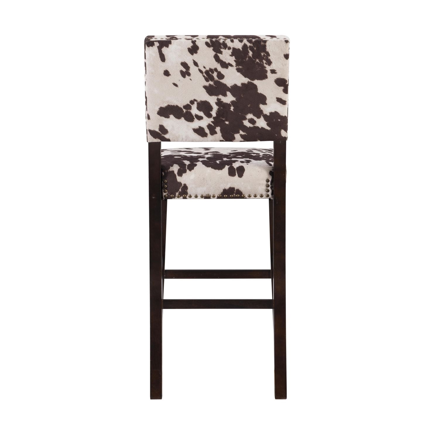 Tabouret de bar Noah imprimé vache marron