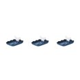 thumbnail image 4 of Transemion Pot Lid Holder with Tray Nonslip Kitchen Multi-purpose Organizer Spatula Pan Stand Cabinet Storage Rack Household Blue 3Set, 4 of 6