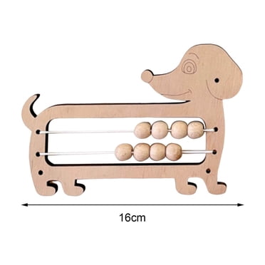 serony Tableau d'Activités Montessori Accessoires Bricolage Éducatifs Jouets Éducatifs Précoces Enfants Tout-Petits Jouet Sensoriel pour Voyage en Avion Jouets Chien à Perles