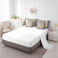 thumbnail image 3 of YST Lake Rules 7-Piece Comforter Set, Black and White Buffalo Grid Patchwork, Twin Size, 3 of 5