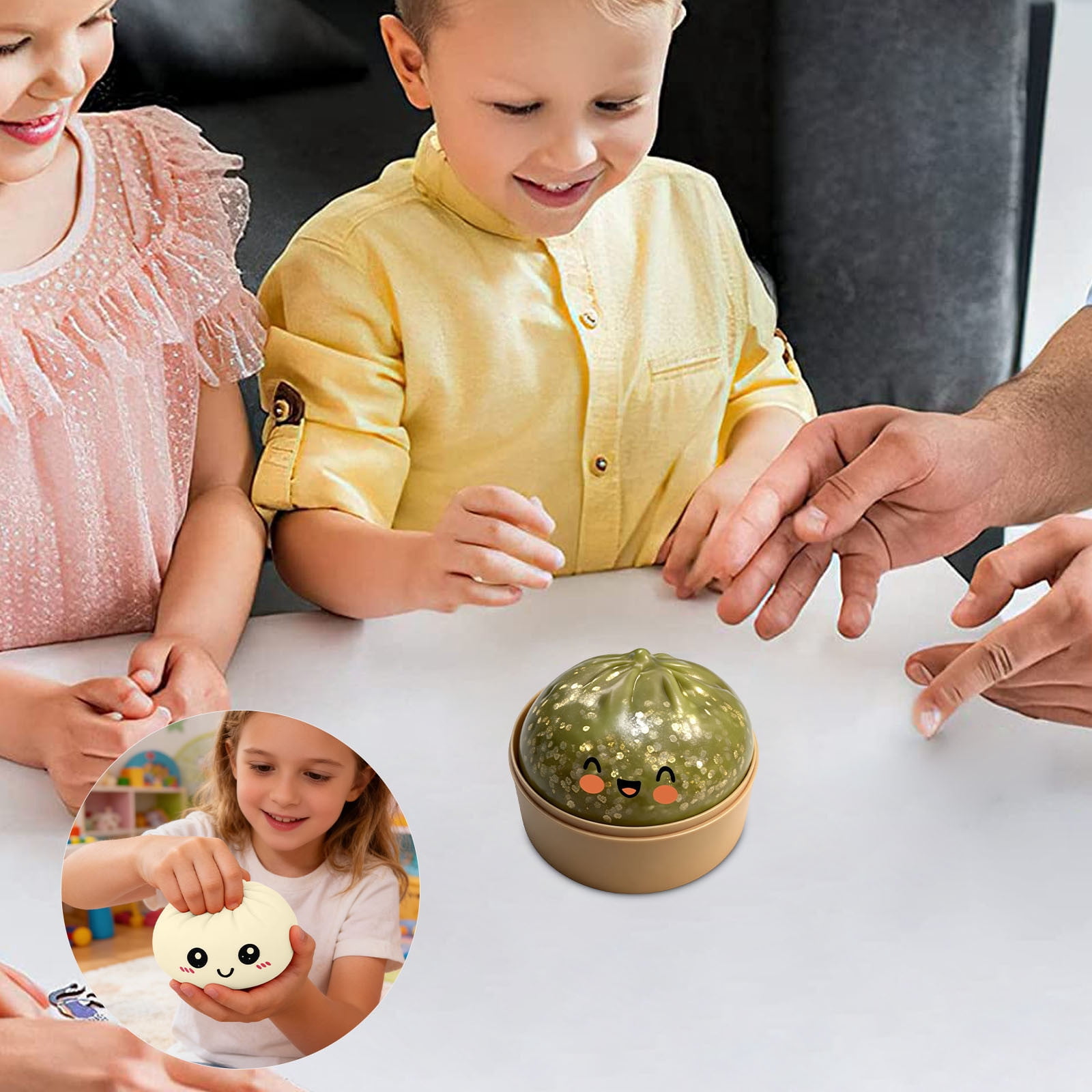 Jouet à Boutons Pop | Jouet Anti-Stress à Éclater en Forme de Tête | Activités Sensorielles Réutilisables pour Adultes,Attente Fête Anniversaire Bureau Maison Salle de Classe