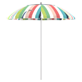 thumbnail image 2 of Parasol de plage octogonal Rayures multicolores 2,1 m Mainstays, 2 of 8