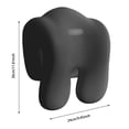 thumbnail image 2 of Cushion Accessory for Chair Extra Firm Headrest Attachment with Memory Foam Ergonomic Neck Support for Seating Comfort, 2 of 3