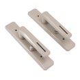 thumbnail image 3 of Rectangular Door Handle Locks, Portable Privacy Door Levers Security Door Handle Reversible Gate Bath Door Handle Simple Locks Latch Hardware For Bedrooms Office, 3 of 8